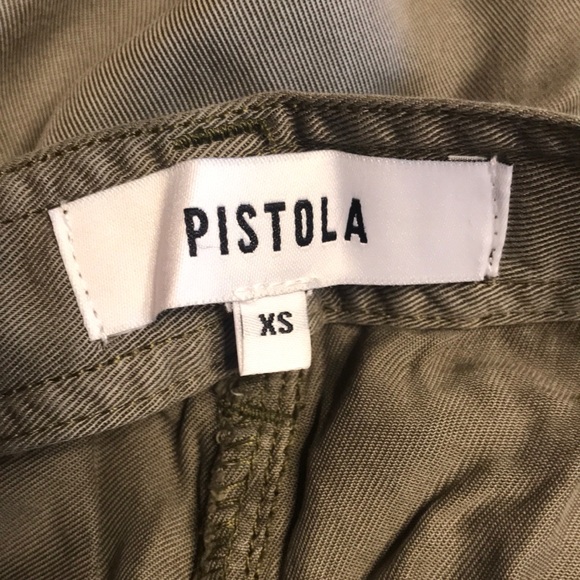 SOLD Pistola Green Button Front Long Maxi Skirt XS - Picture 5 of 7